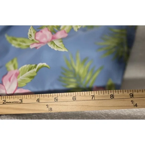 Polo Ralph Lauren Mens Swim Trunks Size XLT Lined Tropical Hawaiian Floral Blue - Picture 7 of 8